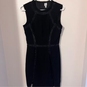 Tristan Black Sleeveless Mini Dress